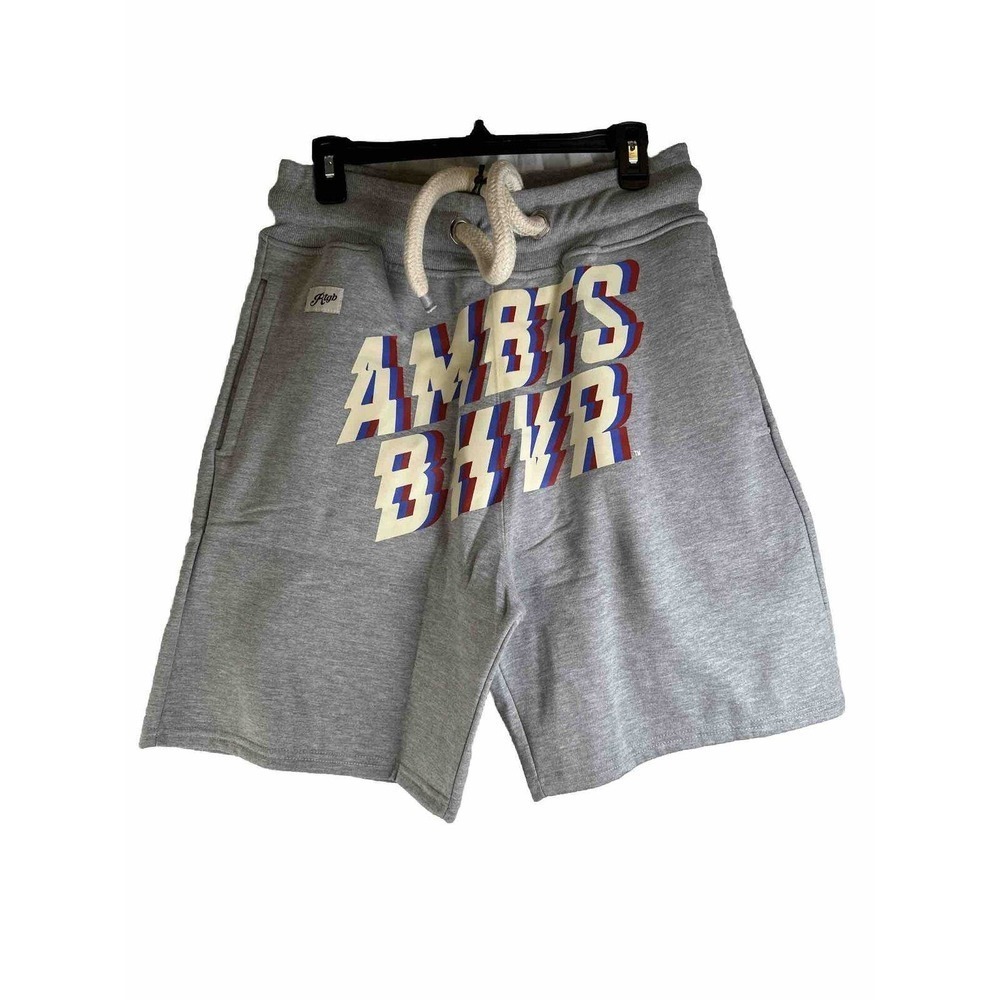 RTGB Red Tag Ambitious Behavior Electric Fleece Gray Shorts Pocket $73 MSRP